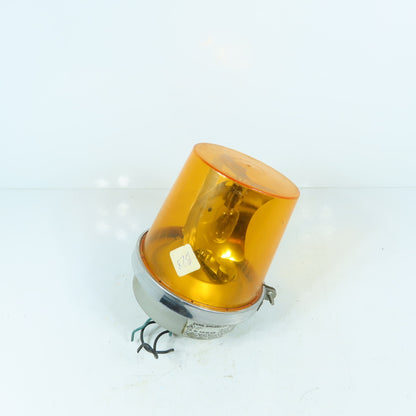 Edwards 52A-N5-40W Adaptabeacon Signal Rotating Light 120V Amber Lens