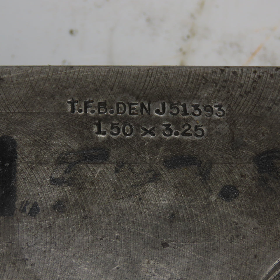 Tools for Bending (T.F.B.) J51393 Tube Bender Die 1.50 x 3.25 J51393