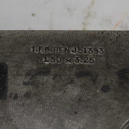 Tools for Bending (T.F.B.) J51393 Tube Bender Die 1.50 x 3.25 J51393