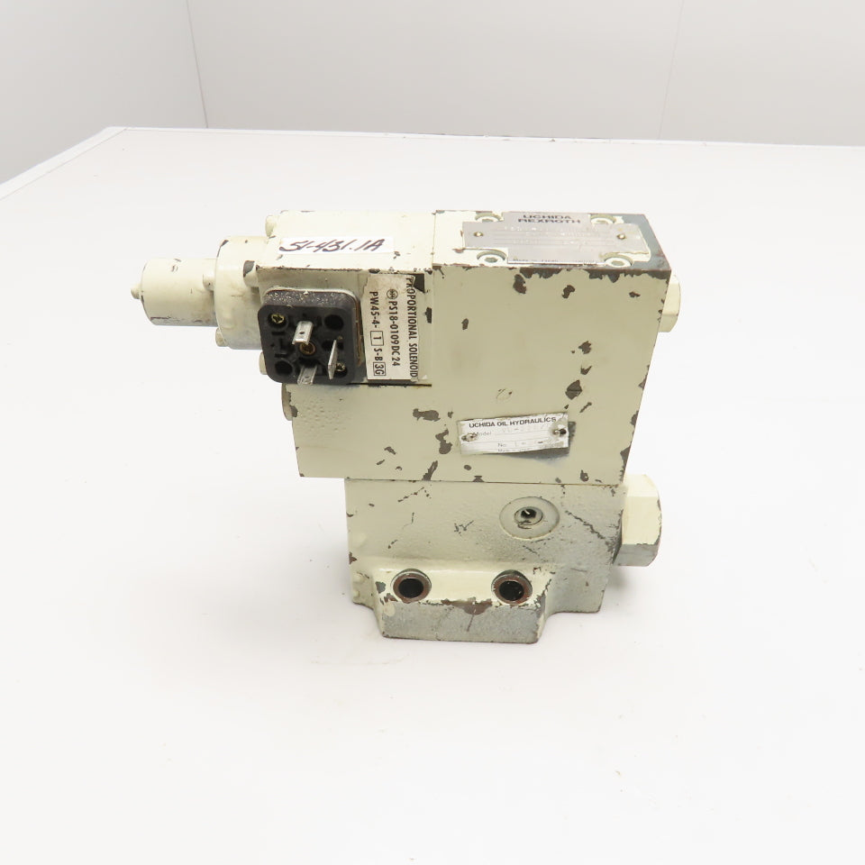 Uchida Rexroth DRE10-A0/200YMG 24NZ4-986-0 Single Solenoid Hydraulic Valve 24VDC