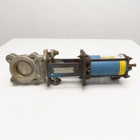 DeZurik 9262766 Fig KBD 3" Stainless Steel Knife Gate Valve Pneumatic Actuator