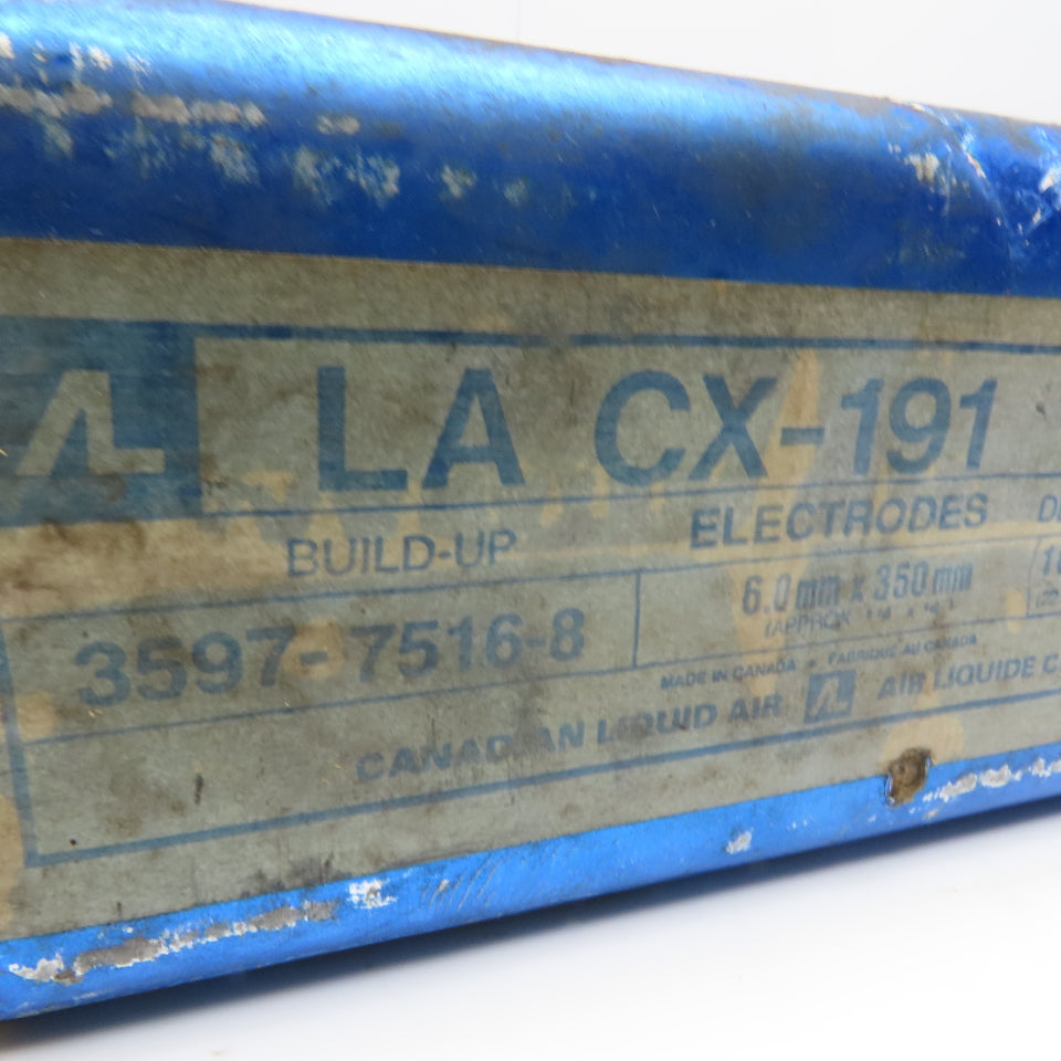 Air Liquide LA CX-191 6mm x 350mm Wire Welding Electrodes 22Lbs Sealed Old Stock