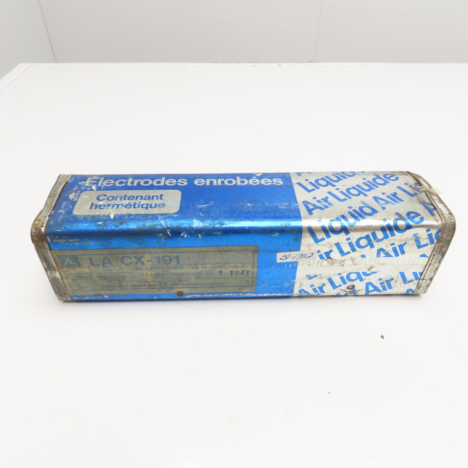 Air Liquide LA CX-191 6mm x 350mm Wire Welding Electrodes 22Lbs Sealed Old Stock