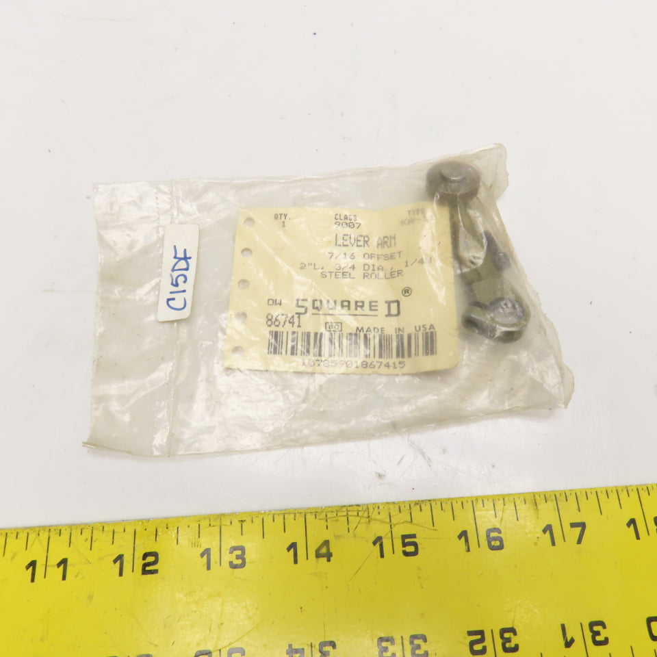 Square D 9007 KA-11 Steel Roller Limit Switch Lever Arm 7/16" Offset