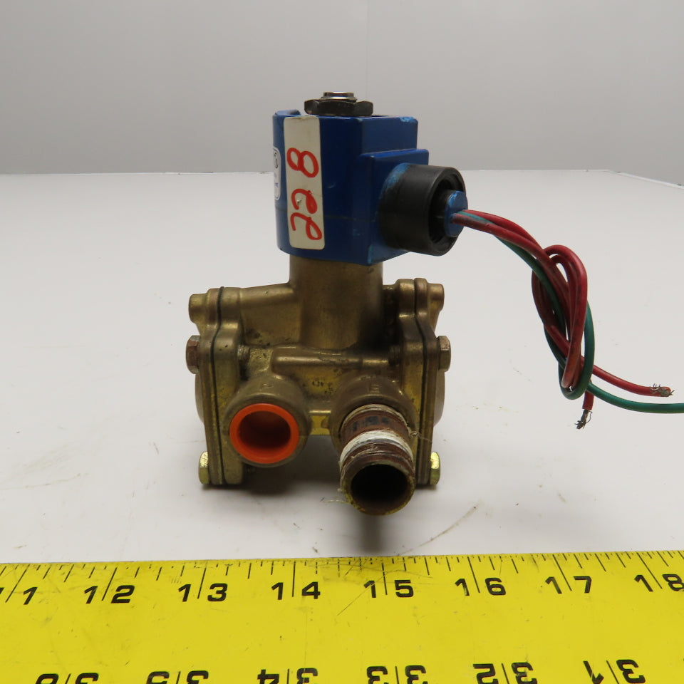 GC Valves S203GF02N5DG4 1/2" NPT 3 Way Normally Closed Solenoid Valve 120V Coil