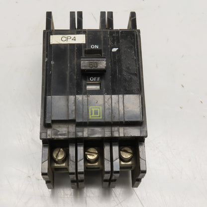 Square D QUO 60A 3 Pole Circuit Breaker 240VAC
