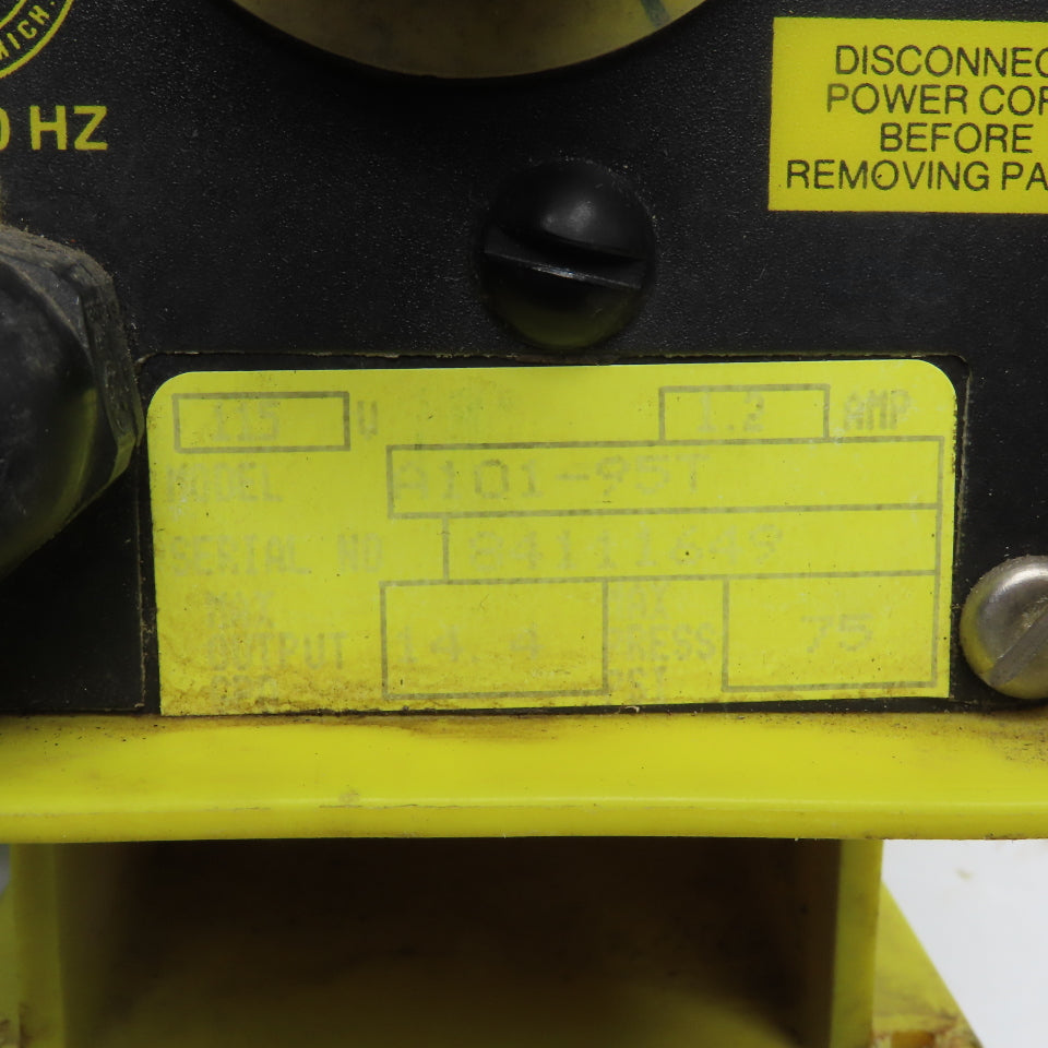 Liquid Metronics A101-95T 115V Adjustable Metering Dosing Pump 14.4GPD Max