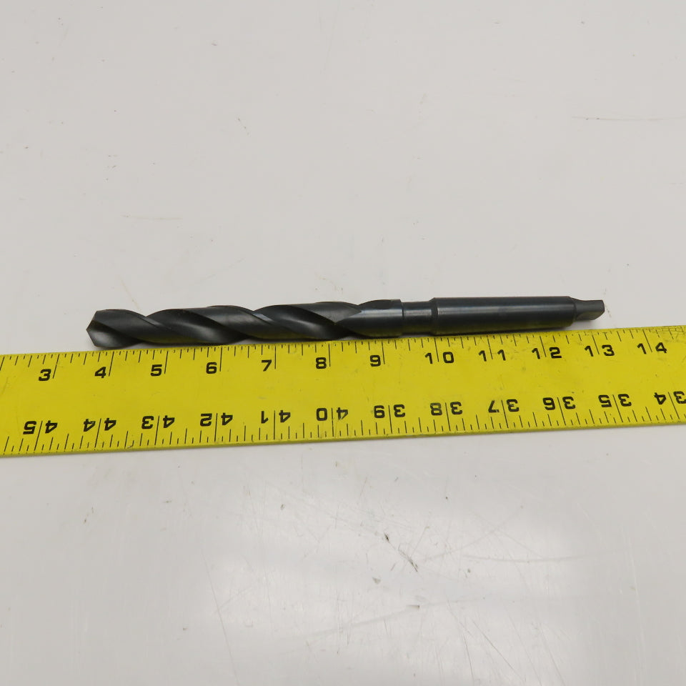 Eclipse 18mm Dia. 2 Flute Twist Drill Morse Taper 2 Shank MT2 9-1/2"OAL