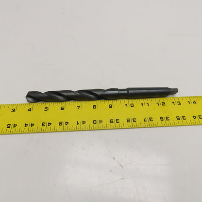 Eclipse 18mm Dia. 2 Flute Twist Drill Morse Taper 2 Shank MT2 9-1/2"OAL