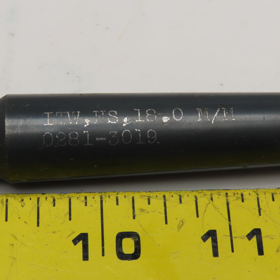 Eclipse 18mm Dia. 2 Flute Twist Drill Morse Taper 2 Shank MT2 9-1/2"OAL