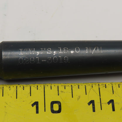 Eclipse 18mm Dia. 2 Flute Twist Drill Morse Taper 2 Shank MT2 9-1/2"OAL