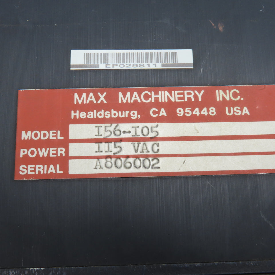 Max Machinery 156-105 Tachometer Panel Meter 115/230V Total MM Display