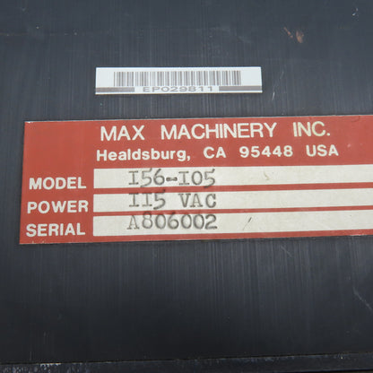 Max Machinery 156-105 Tachometer Panel Meter 115/230V Total MM Display