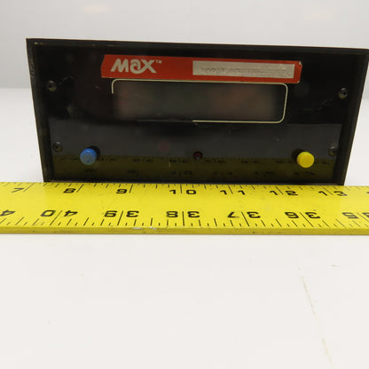Max Machinery 156-105 Tachometer Panel Meter 115/230V Total MM Display