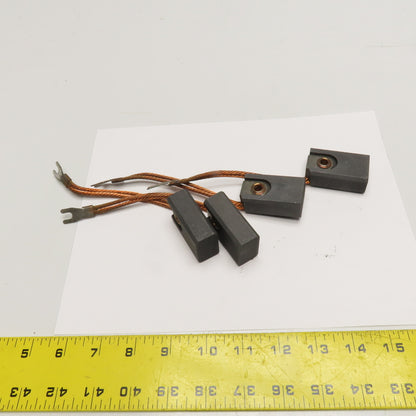 Helwig 36-12-1780 1-1/4" x 2" x 3/4" Carbon Motor Brush Lot Of 4