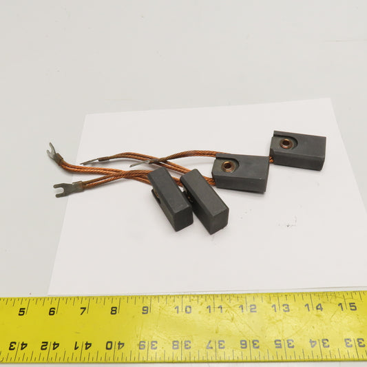 Helwig 36-12-1780 1-1/4" x 2" x 3/4" Carbon Motor Brush Lot Of 4