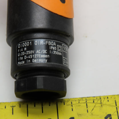 IFM Efector OI0001 OIR-FBOA 20-250V AC/DC Photoelectric Sensor