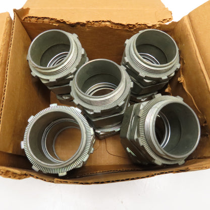 Bridgeport 2" EMT Compression Rigid Conduit Box Connector NOS Lot Of 10
