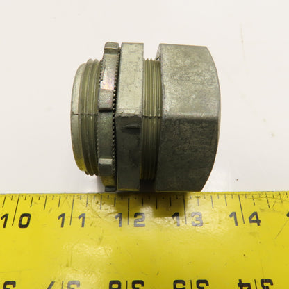 Bridgeport 2" EMT Compression Rigid Conduit Box Connector NOS Lot Of 10