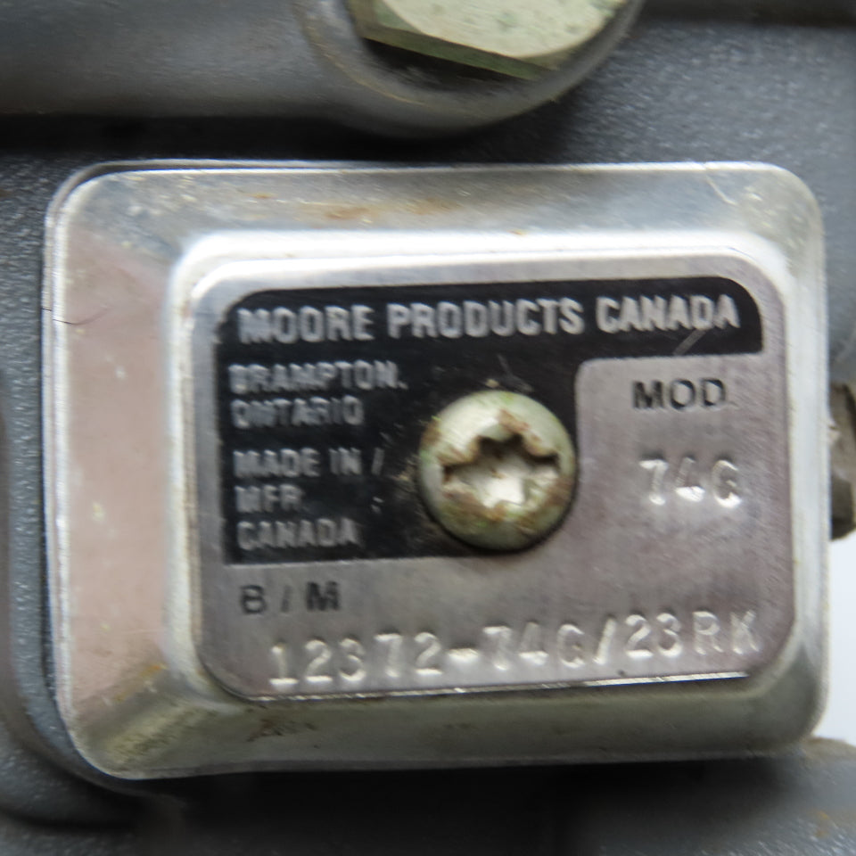 Moore 12372-74G/23RK Model 74G Valve Positioner 1/4" NPT