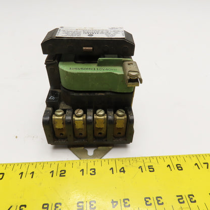 General Electric CR16031400AA Lighting Contactor Relay 250/480V 125/110V Coil