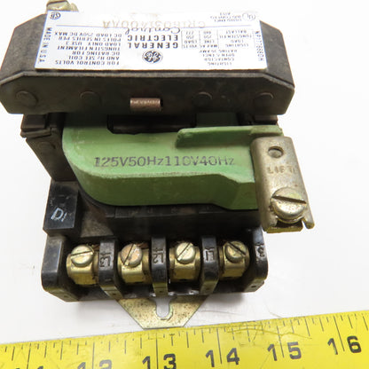 General Electric CR16031400AA Lighting Contactor Relay 250/480V 125/110V Coil