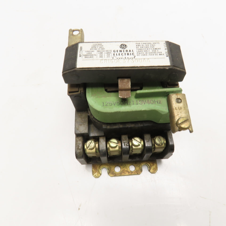 General Electric CR160L37300AA Lighting Contactor Relay 250/480V 125/110V Coil