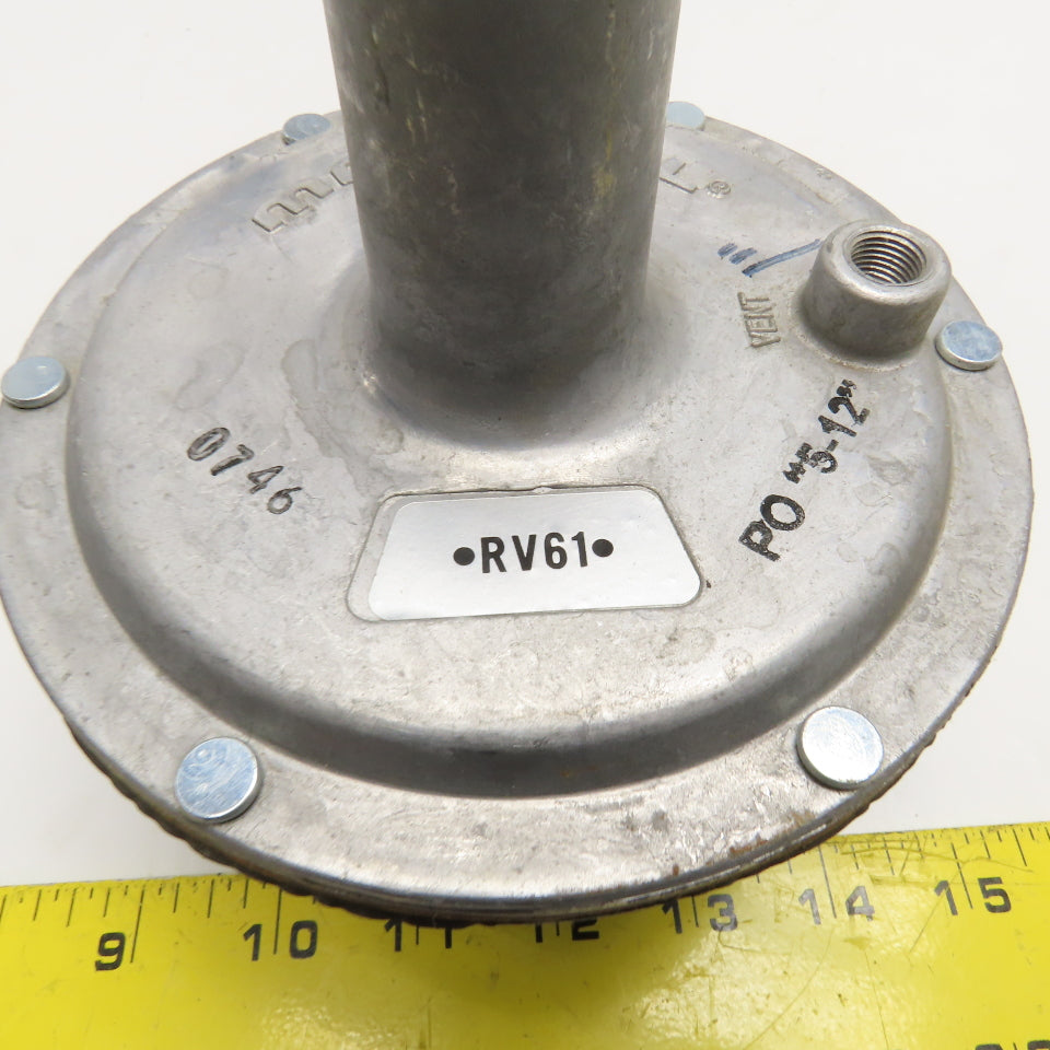 Maxitrol RV61 1" NPT Gas Pressure Regulator 10PSIG