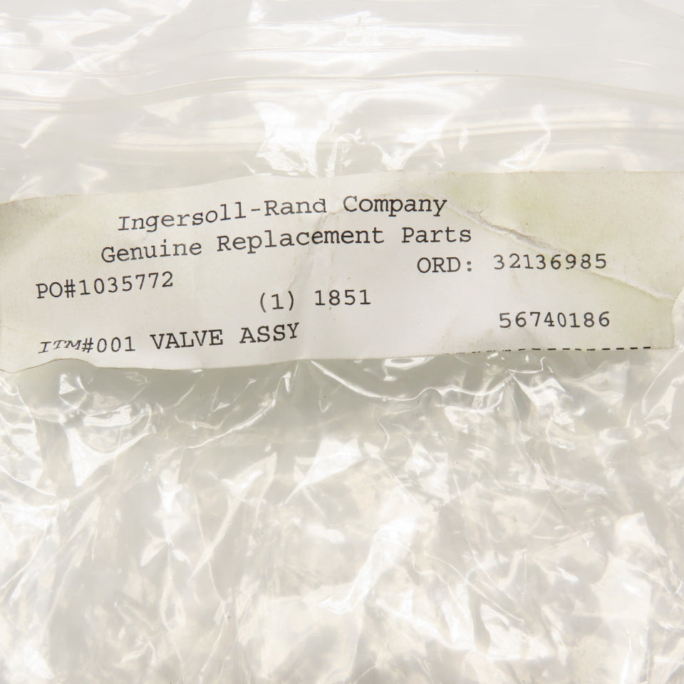 Ingersoll Rand 56740186 Model 1851 Safety Control Valve