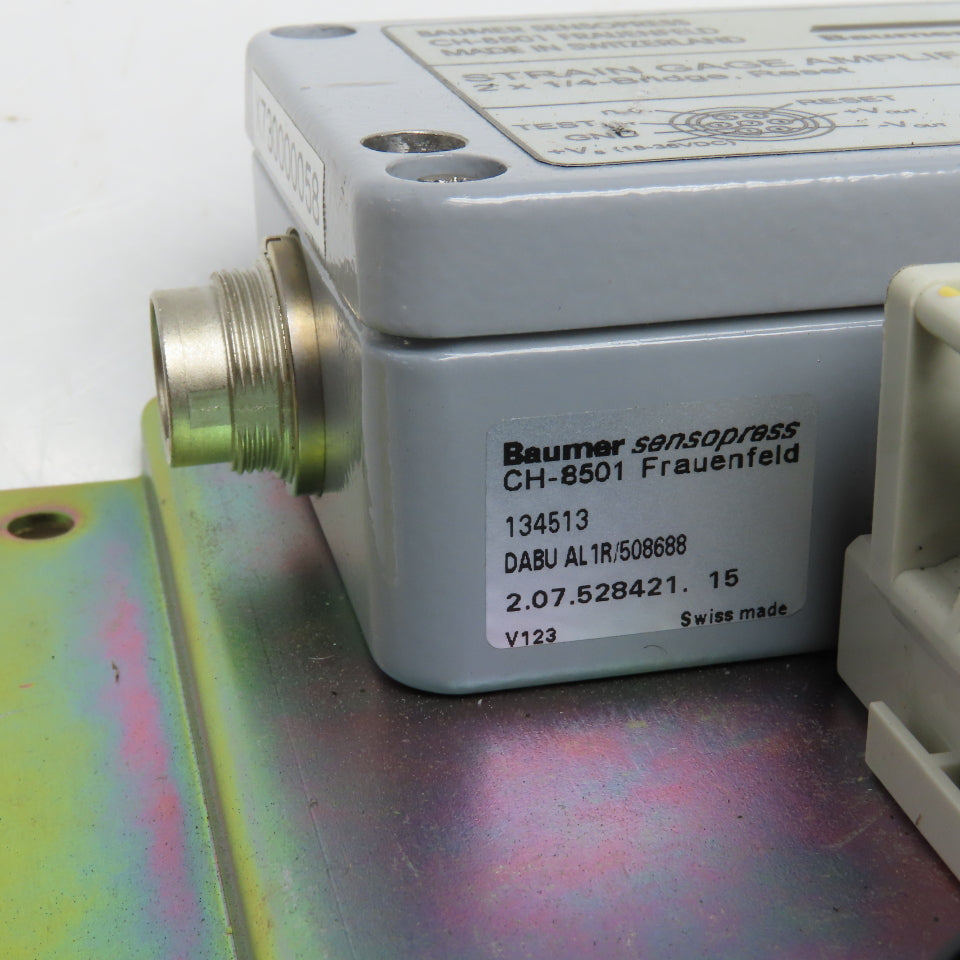 Baumer DABU AL 1R/508688 Strain Gage Amplifier Relay Assembly
