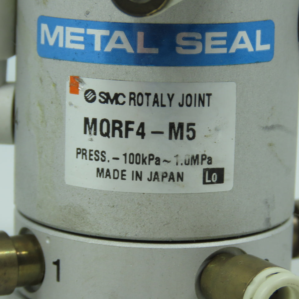 SMC MQRF4-M5 Rotary Joint Metal Seal Pneumatic 4-Circuit -100kPa to 1.0MPa