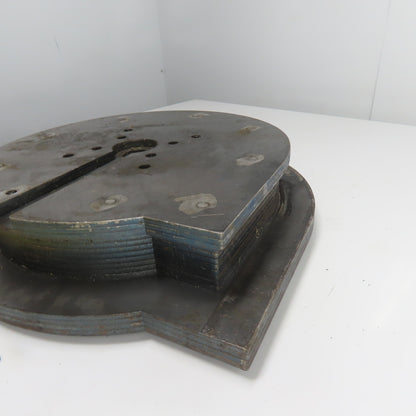 Pines 2-1/4" Large Radius Tube Bender Die Plate 16"