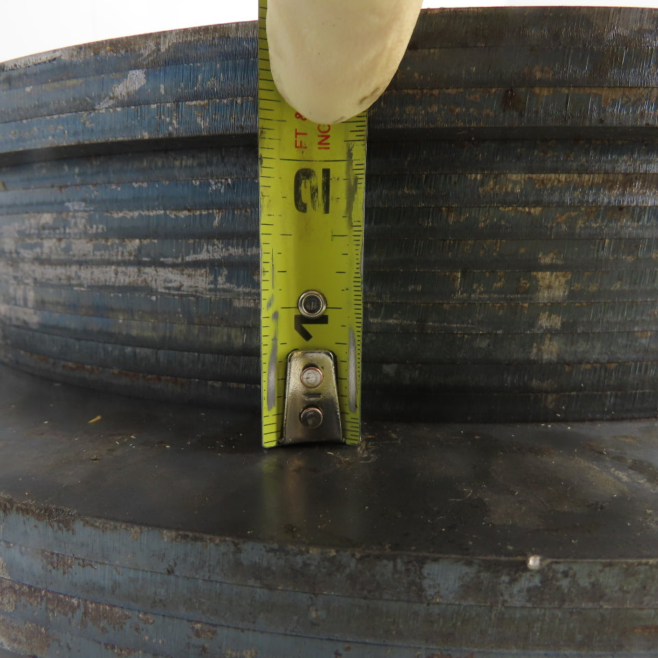 Pines 2-1/4" Large Radius Tube Bender Die Plate 16"