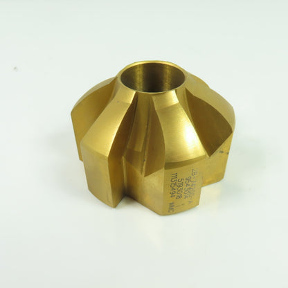 2B-74200-A 2-3/4" OD 6 Flute Piloted Back Spot Face Cutter 1" Pilot TiN Coated