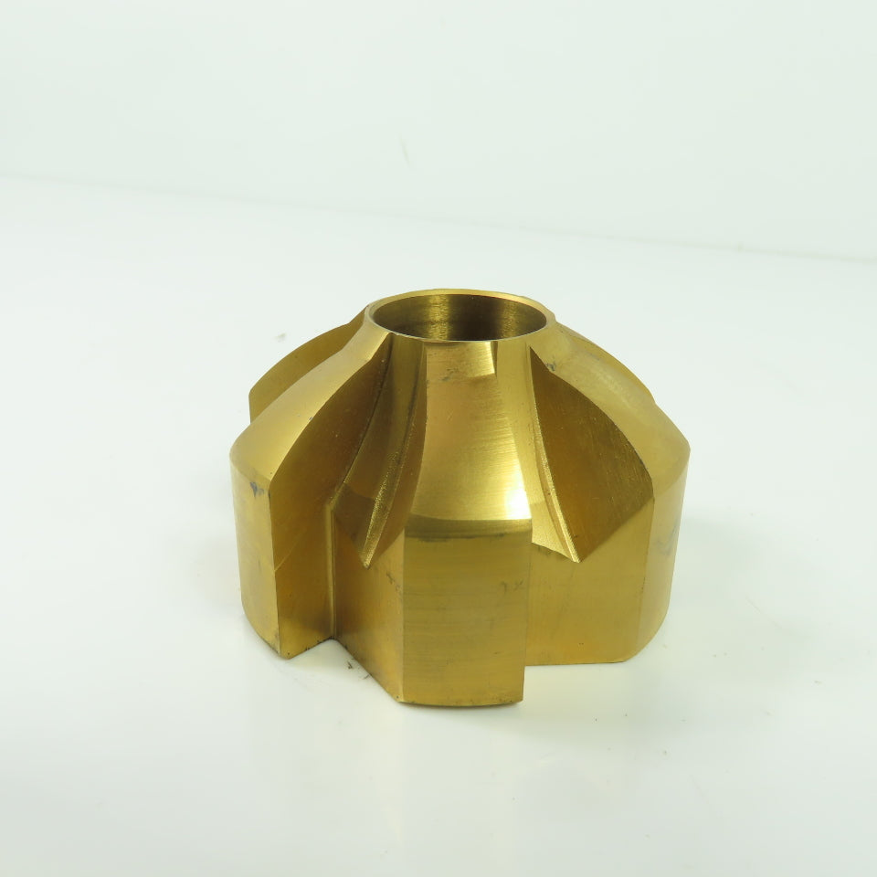 2B-74200-A 2-3/4" OD 6 Flute Piloted Back Spot Face Cutter 1" Pilot TiN Coated