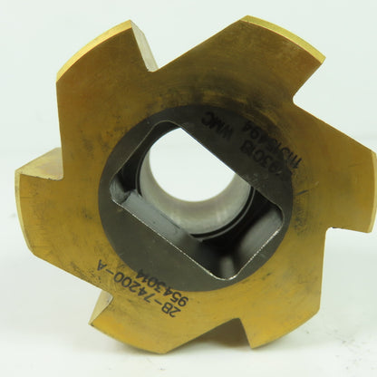 2B-74200-A 2-3/4" OD 6 Flute Piloted Back Spot Face Cutter 1" Pilot TiN Coated