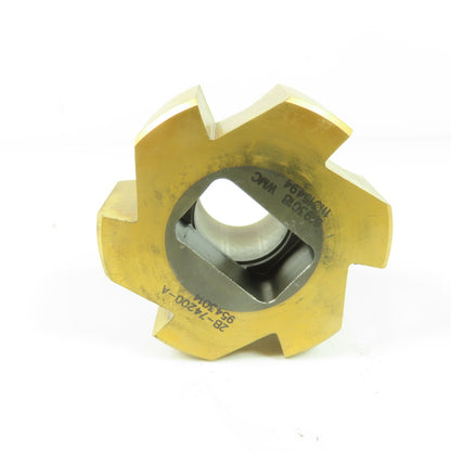 2B-74200-A 2-3/4" OD 6 Flute Piloted Back Spot Face Cutter 1" Pilot TiN Coated