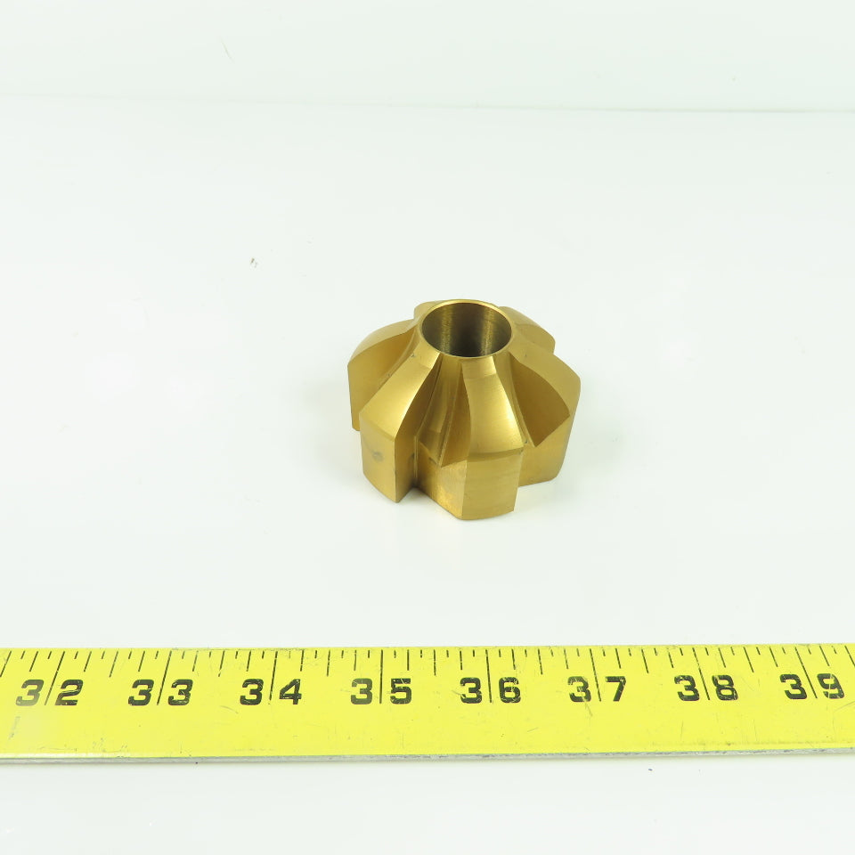 2B-74200-A 2-3/4" OD 6 Flute Piloted Back Spot Face Cutter 1" Pilot TiN Coated
