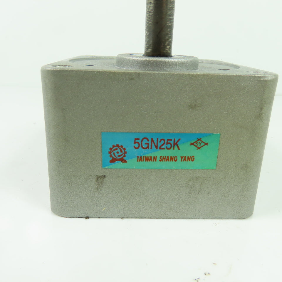 Taiwan Shang Yang 5GN25K 1:25 Ratio Gearhead 12mm Shaft