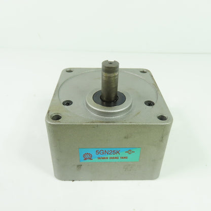 Taiwan Shang Yang 5GN25K 1:25 Ratio Gearhead 12mm Shaft