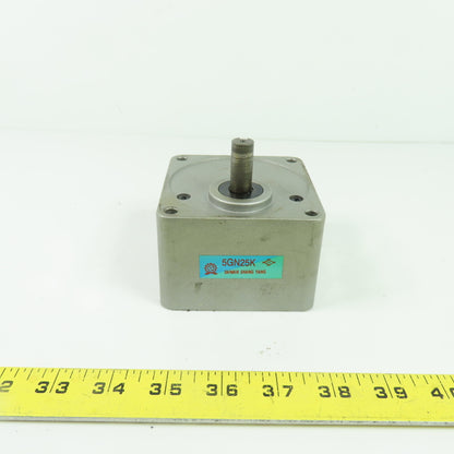 Taiwan Shang Yang 5GN25K 1:25 Ratio Gearhead 12mm Shaft
