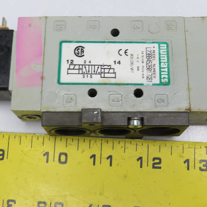 Numatics L23BB452B017G61 Pneumatic Directional Valve 24VDC Coil