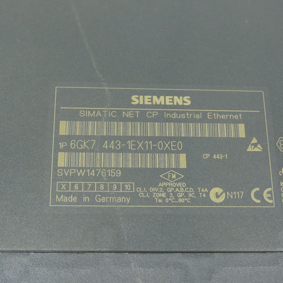 Siemens 6GK7 443-1EX11-0XE0 SIMATIC NET CP 443-1 Industrial Ethernet Module