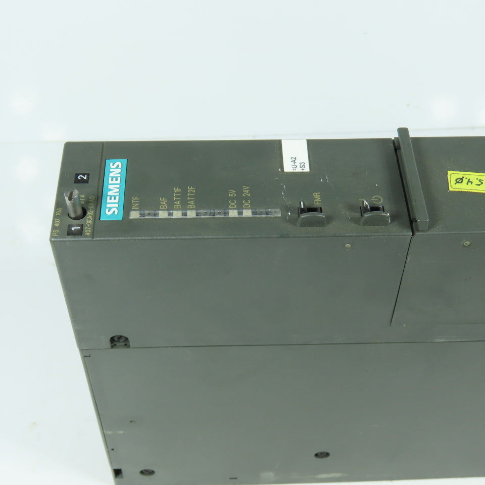 Siemens 6ES7 407-0KA02-0AA0 Simatic S7 Power Supply Module PS 407 10A 120/230V
