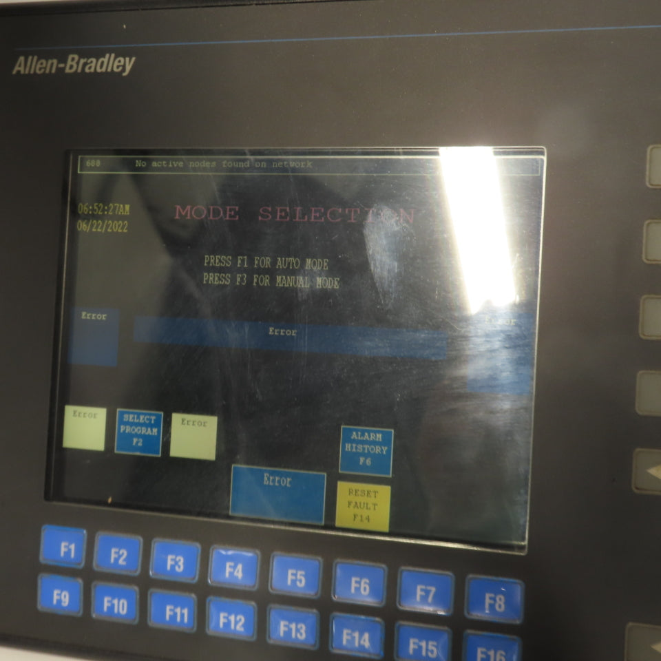 Allen-Bradley 2711-K9C8 PanelView 900 Operator Interface 10-240VAC Ser C Rev G