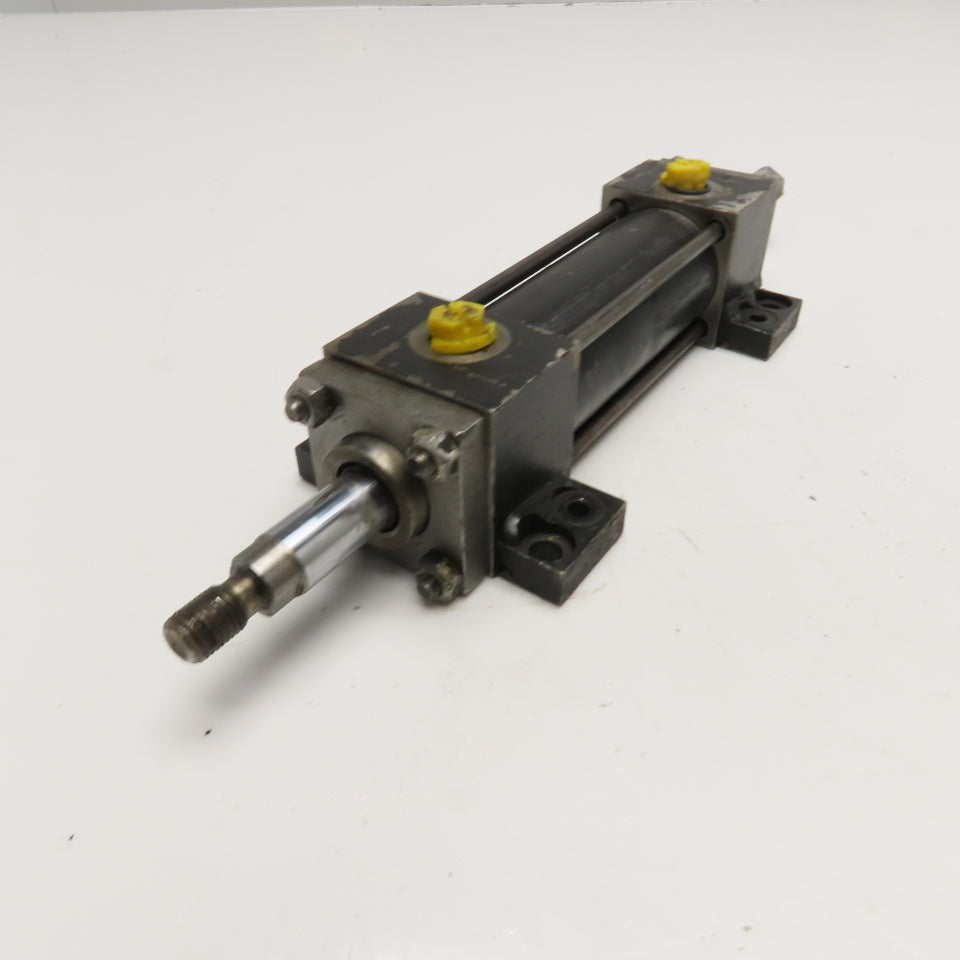 Hanna MS2D3LNC 1-1/2" Bore 3" Stroke Double Rod Hydraulic Cylinder