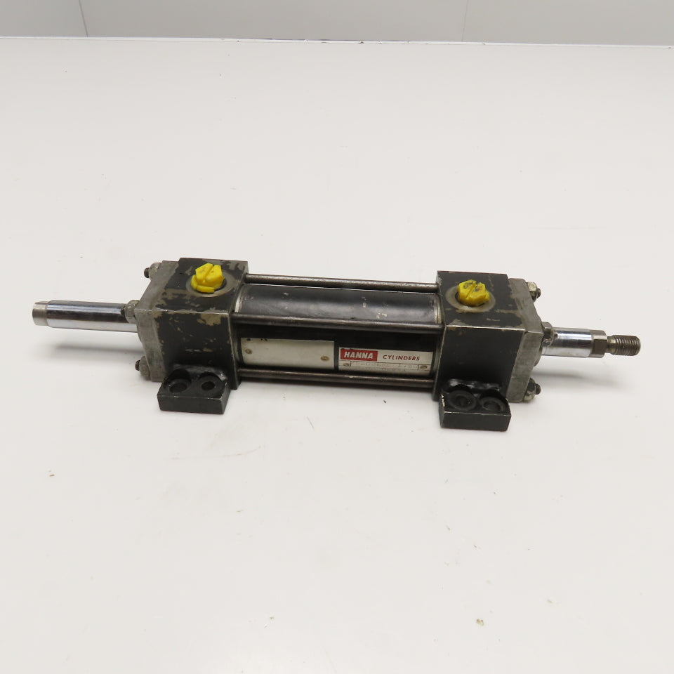 Hanna MS2D3LNC 1-1/2" Bore 3" Stroke Double Rod Hydraulic Cylinder