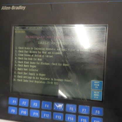 Allen-Bradley 2711-K9C8 PanelView 900 Operator Interface 100-240VAC Ser C Rev M