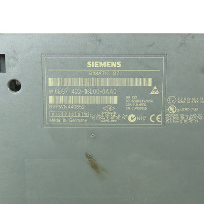 Siemens 6ES7 422-1BL00-0AA0 Simatic S7 SM 422 Digital Output Module 32 DO 24VDC