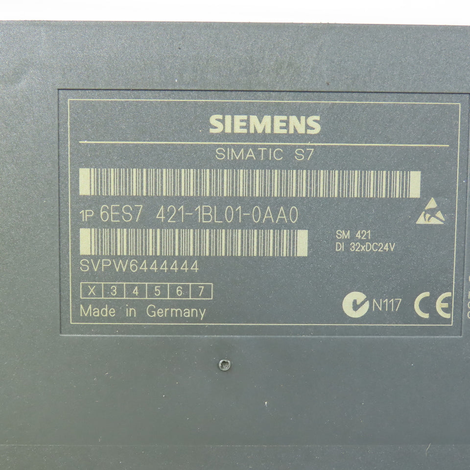 Siemens 6ES7 421-1BL01-0AA0 Simatic S7 SM 421 Digital Input Module 32x 24V DC